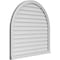 Ekena Millwork Round Top Surface Mount PVC Gable Vent w/ 2"W x 2"P Brickmould Sill Frame, 42"W x 40"H GVPRT42X4003SN - alternate 4
